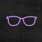 Brille LED-Neonschild für Wohnzimmer und Optikgeschäft