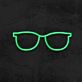 Brille LED-Neonschild für Wohnzimmer und Optikgeschäft