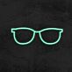 Brille LED-Neonschild für Wohnzimmer und Optikgeschäft