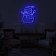 Schneemann mit Weihnachtsmütze LED-Neonschild Wohnzimmer Weihnachtsdekoration