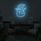 Schneemann mit Weihnachtsmütze LED-Neonschild Wohnzimmer Weihnachtsdekoration