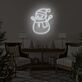 Schneemann mit Weihnachtsmütze LED-Neonschild Wohnzimmer Weihnachtsdekoration