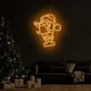 Weihnachtsmann LED-Neonschild Wohnzimmer Weihnachtsdekoration