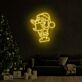 Weihnachtsmann LED-Neonschild Wohnzimmer Weihnachtsdekoration