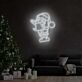Weihnachtsmann LED-Neonschild Wohnzimmer Weihnachtsdekoration