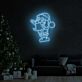 Weihnachtsmann LED-Neonschild Wohnzimmer Weihnachtsdekoration