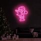 Weihnachtsmann LED-Neonschild Wohnzimmer Weihnachtsdekoration