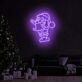 Weihnachtsmann LED-Neonschild Wohnzimmer Weihnachtsdekoration