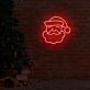 Weihnachtsmannkopf LED-Neonschild Wohnzimmer Weihnachtsdekoration
