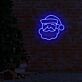 Weihnachtsmannkopf LED-Neonschild Wohnzimmer Weihnachtsdekoration