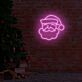 Weihnachtsmannkopf LED-Neonschild Wohnzimmer Weihnachtsdekoration