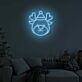 Rentierkopf mit Weihnachtsmütze LED-Neonschild Wohnzimmer Weihnachtsdekoration