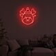 Rentierkopf mit Weihnachtsmütze LED-Neonschild Wohnzimmer Weihnachtsdekoration