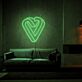 Herzform LED-Neonschild für Wohnzimmer Schlafzimmer