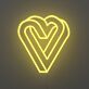 Herzform LED-Neonschild für Wohnzimmer Schlafzimmer