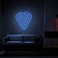 Herzform LED-Neonschild für Wohnzimmer Schlafzimmer