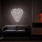 Herzform LED-Neonschild für Wohnzimmer Schlafzimmer