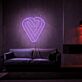 Herzform LED-Neonschild für Wohnzimmer Schlafzimmer