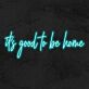 it's good to be home LED-Neonschild für Wohnzimmer und Schlafzimmer