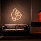 Videospielfigur mit rundem Körper LED-Neonschild Gaming Zimmer