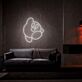 Videospielfigur mit rundem Körper LED-Neonschild Gaming Zimmer