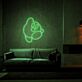 Videospielfigur mit rundem Körper LED-Neonschild Gaming Zimmer