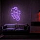 Koopa Troopa als LED-Neonschild