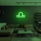Waage Sternzeichen Symbol LED-Neonschild für Wohnzimmer oder Schlafzimmer
