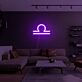 Waage Sternzeichen Symbol LED-Neonschild für Wohnzimmer oder Schlafzimmer