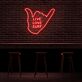 LIVE LOVE SURF LED-Neonschild für Bar oder Surfshop