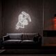 Hand mit Spitzhacke LED-Neonschild Gamingzimmer Wohnzimmer