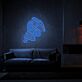 Fortnite-Lama mit Spitzhacke LED-Neonschild