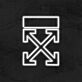 Pfeilkreuz Symbol LED-Neonschild Wohnzimmer Büro