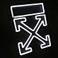 Pfeilkreuz Symbol LED-Neonschild Wohnzimmer Büro