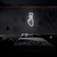 Hand mit Herzsymbol LED-Neonschild Schlafzimmer