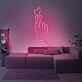 Hand mit Herzsymbol LED-Neonschild Wohnzimmer Schlafzimmer