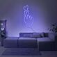 Hand mit Herzsymbol LED-Neonschild Wohnzimmer Schlafzimmer