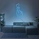 Hand mit Herzsymbol LED-Neonschild Wohnzimmer Schlafzimmer