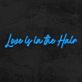 Love is in the Hair LED-Neonschild für Friseursalon oder Beauty Studio