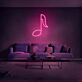 Musiknote LED-Neonschild für Wohnzimmer oder Musikstudio