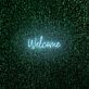 Welcome LED-Neonschild als moderne Wanddekoration