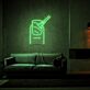 Nagel mit Pinsel LED-Neonschild für Nagelstudio