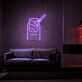 Nagel mit Pinsel LED-Neonschild für Nagelstudio