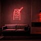 Nagel mit Pinsel LED-Neonschild für Nagelstudio