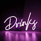 Drinks LED-Neonschild für Bar und Club
