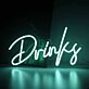 Drinks LED-Neonschild für Bar und Club