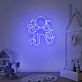Oktopus LED-Neonschild für Kinderzimmer und Wohnzimmer