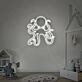 Oktopus LED-Neonschild für Kinderzimmer und Wohnzimmer