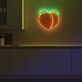 Pfirsich LED-Neonschild für Küche oder Bar
