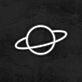 Planet mit Ring LED-Neonschild Wohnzimmer Kinderzimmer